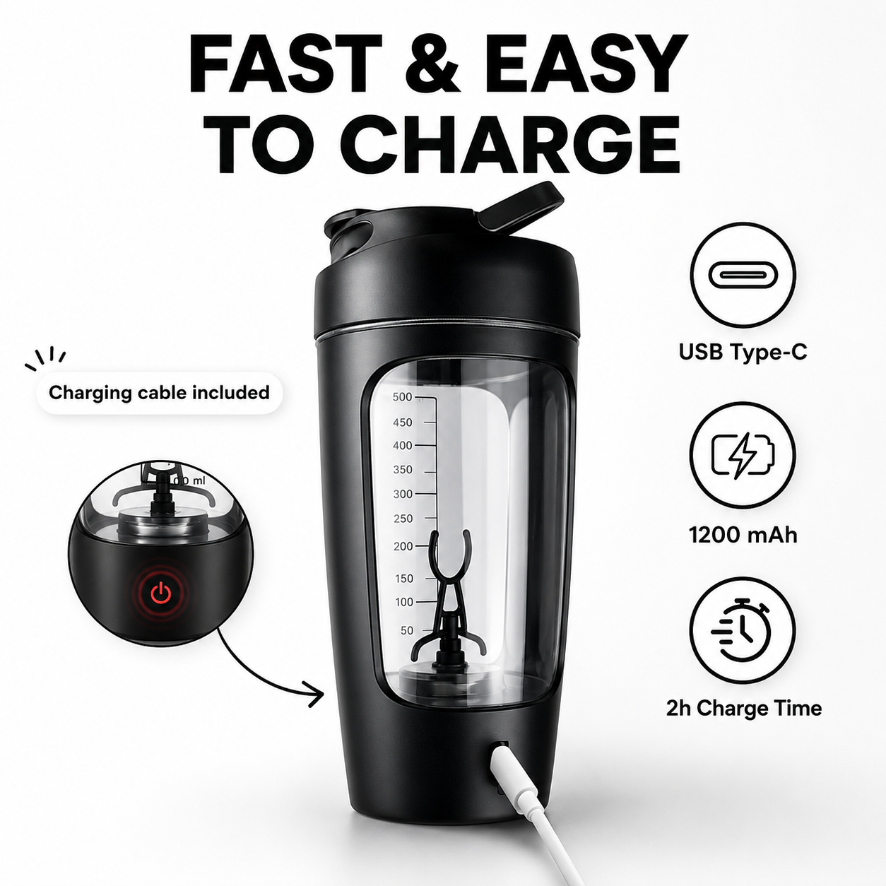 Fuelzion™ Electric Shaker